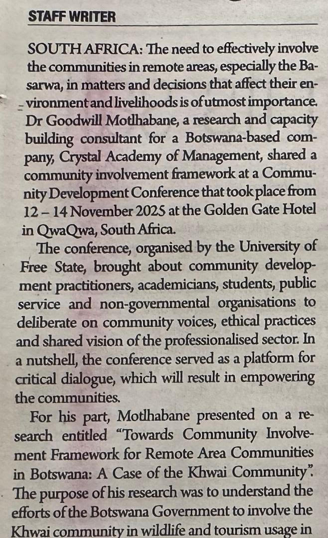 Dr Goodwill at in Qwaqwa